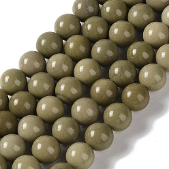 Alashan Agate Бусы из натурального алашанского агата, круглые, 10 мм, отверстие : 1.2 мм, около 37~39 шт / нитка, 14.69'' (37.3 см)