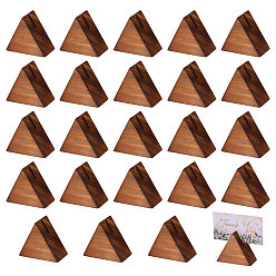 Перу 24шт. деревянные держатели для карточек с именами гостей, держатели памяток, для ресторанов, свадьба, офис, треугольные, Перу, 56x64x32 мм