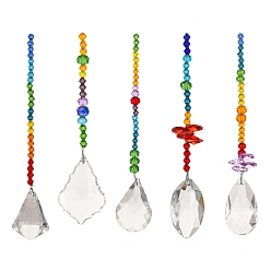 Mixed Shapes Подвеска-ловец солнца из стекла и железа, создатель радуги, украшение сада и дома своими руками, разнообразные, 195~255 мм