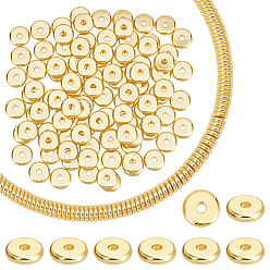 Золотой 100 шт. Латунные распорные втулки, долговечный, плоско-круглые, золотые, 1/4 дюйм (8 мм)