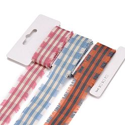 (52) Непрозрачная лаванда 9 ярдов 3 стилей полиэфирной ленты, для поделок своими руками, бантики для волос и украшение подарка, разноцветные, 1~1-1/8 дюйм (25~28 мм), около 3 ярдов / стиль