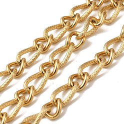 Настоящее золото 18K Ионное покрытие (IP) 304 цепи с каплевидными звеньями из нержавеющей стали, несварные, с катушкой, реальный 18 k позолоченный, 13.5x7.5x2 мм, 10 м / рулон