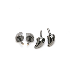 Черный Цвет Металла Поручительств латуни кулон, дьявольская накидка, для изготовления жемчуга в стиле барокко, металлический черный , 40x30 мм