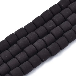 Кокосово-Коричневый Нити из полимерных глин, колонка, кокосового коричневый, 5~7x6 мм, отверстие : 1.5~2 мм, около 61~69 шт / нитка, 15.74 дюйм