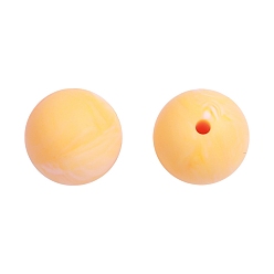 Мокасин Круглые бусины из пищевого силикона, мокасин, 15 мм