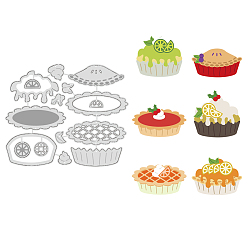 Food Углеродистая сталь разрезает трафареты, для diy scrapbooking, Фотоальбом, декоративная бумага для тиснения, цвет нержавеющей стали, питание, 106x128x0.8 мм