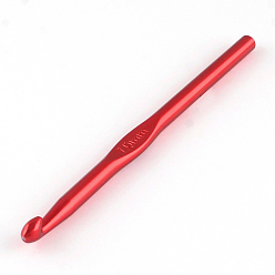 Zufällige einzelne Farbe oder zufällige Mischfarbe Zufällige einfarbige Alu-Häkelnadeln, einzelne Farbe pro Beutel, Stift: 7.0 mm, 148x7 mm
