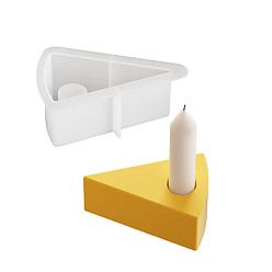 Треугольник Силиконовые формы, формы для подсвечников, для изготовления свечей, треугольные, 116x84x41 мм, внутренний диаметр: 96x66 мм