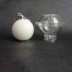 Круглые Пластиковые формы для свечей, для изготовления ароматических свечей, прозрачные, круглые, 100x100x86 мм