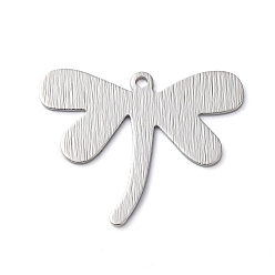 Платина Латунные подвески, без кадмия, без никеля и без свинца, стрекоза, платина, 21.5x26.5x0.8 мм, отверстие : 1.4 мм