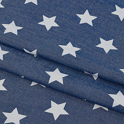 Средно-синий Хлопковая джинсовая ткань, аксессуары для одежды, звезда картины, светло-синий, 1000x1510x0.1 мм