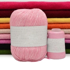 Бледно-Розовый Кашемир ручной работы 3 делится пряжей, для одежды шарфы свитера шали шапки, розовый жемчуг, 75г/моток