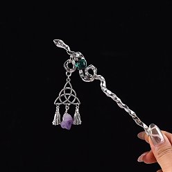 Треугольник Легированные Палочки для Волос, аксессуары для волос для женщин и девочек, треугольные, 185x25 мм