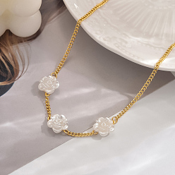 Белый Латунные и пластиковые милые цветочные подвески для женщин праздничные аксессуары для вечеринок и отпуска, золотые, белые, 12.99 дюйм (33 см)