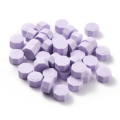 Сливовый Частицы сургуча, для ретро печать печать, восьмиугольник, слива, 0.85x0.85x0.5 см