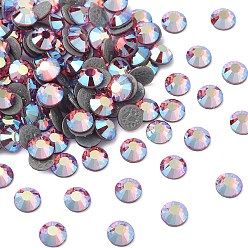 70010 200 Rose AB Камни preciosa® crystal hotfix с плоской основой, чешский хрусталь, круглый(438 11 612 шатон роза вива 12 ®), 70010 200 роза аб, ss 12 (3~3.2 мм)