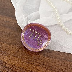 Скорпион Акриловые заколки для волос звездное небо, для женщин девушек, двенадцать созвездий, Скорпион, 50x45 мм