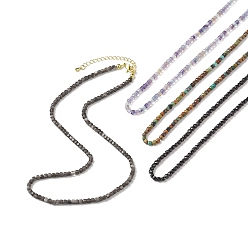 Смешанные камни Колье из бисера из натурального драгоценного камня для женщин, 16.34 дюйм (41.5 см)