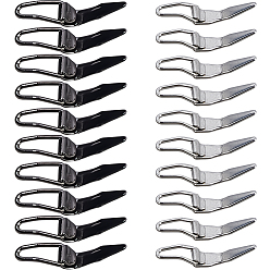 Нержавеющая Сталь Цвет 20шт. 2 варианты крючков для рыболовных удочек из нержавеющей стали, цвет нержавеющей стали, 13.5~19x4.5~5x3~4.5 мм, 10 шт / стиль