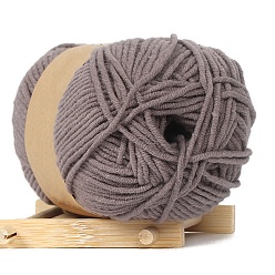Rosy Brown Cotton Cord, Twisted Cotton Rope, For DIY Crafts Handmade Project, Rosy Brown, 2.5mm
