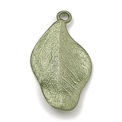 Лист Подвески из сплава , окрашеные, рождественские схемы чары, лист, 34.5x19.5x2.5 мм, отверстие : 2.5 мм