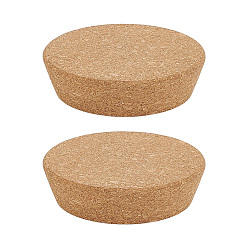 BurlyWood 2Pcs Cork Bottle Stoppers, Bottle Tampions, BurlyWood, 85~100x25mm
