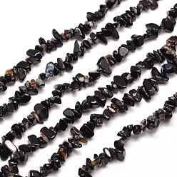 Black Onyx Нити бусин из натурального черного агата, окрашенные и нагретые, 5~8x5~8 мм, отверстие : 1 мм, о 31.5 дюйме