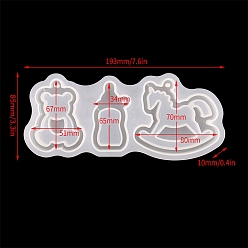 Смешанные Узоры Зыбучие формы, силиконовые формы для подвесных шейкеров, для уф-смолы, изготовление изделий из эпоксидной смолы, смешанные узоры, 85x193x10 мм, внутренний диаметр: 65~70x34~80 мм