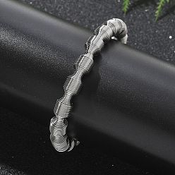 Нержавеющая Сталь Цвет 304 эластичные браслеты из нержавеющей стали для женщин, цвет нержавеющей стали, 1/4 дюйм (0.75 см), внутренний диаметр: 2-1/8 дюйм (5.25 см)