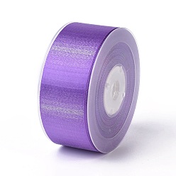 Blau violett Doppelseitiges Polyester-Satinband, mit metallisch silberner Farbe, blau violett, 1-1/2 Zoll (38 mm), etwa 100yards / Rolle (91.44 m / Rolle)