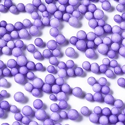 Lilac Small Craft Foam Balls, Round, for DIY Wedding Holiday Crafts Making, Lilac, 2.5~3.5mm