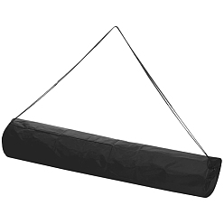 Черный Полиэстер кронштейн для хранения сумки шнурок, длинные упаковочные сумки для пеших прогулок, путешествий, кемпинга, чёрные, 114x29.8x0.3 см, 1 шт / комплект