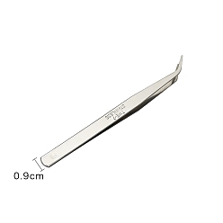 Stainless Steel Color Non-Tarnish Stainless Steel Tweezers, Nail Art Picking Tool, Stainless Steel Color, 15cm