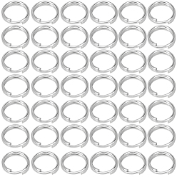 Нержавеющая Сталь Цвет 500шт 304 разъемные кольца из нержавеющей стали, кольца с двойной петлей, цвет нержавеющей стали, 6x1 мм, внутренний диаметр: 5 мм