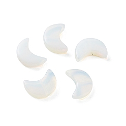 Opalite Perles opalite, demi-lune, 16x11~12x4~4.5mm, Trou: 1~1.2mm