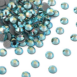 50005 200 Caribbean Sea AB Камни preciosa® crystal hotfix с плоской основой, чешский хрусталь, круглый(438 11 612 шатон роза вива 12 ®), 50005 200 карибское море ab, ss 12 (3~3.2 мм)