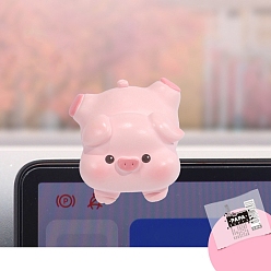 Свинья Креативное украшение из смолы, свинья, 34x35x23 мм