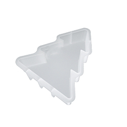 Дерево Силиконовые формы для украшения дисплея своими руками, формы для литья смолы, для уф-смолы, изготовление изделий из эпоксидной смолы, Рождество, дерево, 216x178x46 мм