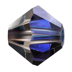 00030 295 Heliotrope Хрустальные бусины preciosa®, чешский хрусталь, биконус(451 69 302 рондель), 00030 295 гелиотроп, 6 мм, отверстие: 1 мм