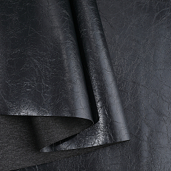 Черный Искусственная кожа, для изготовления поделок, чёрные, 400x1370x0.8 мм