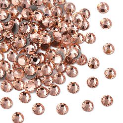 00030 266 Apricot Камни preciosa® crystal hotfix с плоской основой, чешский хрусталь, круглый(438 11 612 шатон роза вива 12 ®), 00030 266 абрикос, ss 10 (2.7~2.9 мм)