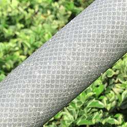 Серебро Блестящие фактурные ткани из искусственной кожи, поделки товары для рукоделия, серебряные, 33x20 см