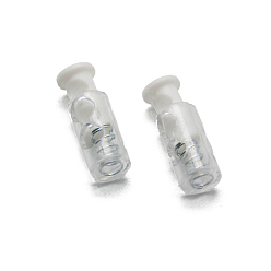 Белый Дым Замки из нейлона и смолы, регулируемые застежки, колонка, серый, 25x9 мм