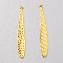 Золотой Подвески из сплава , спортивные амулеты, без кадмия и без свинца, бейсбольной битой, золотые, 43x6x1 мм, отверстие : 1 мм