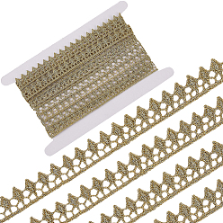Rhombus 5ярды полиэстеровых кружевных лент, цветок, аксессуары для одежды, ромб, 5/8 дюйм (16 мм), 5 ярдов / комплект