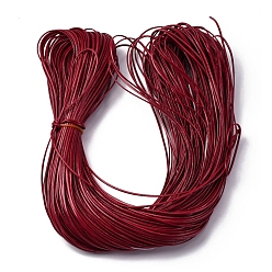 Темно-Красный Шнур из искусственной кожи, плоский, для изготовления ювелирных изделий DIY, темно-красный, 2x1 мм, около 109.36 ярдов (100 м) / пачка