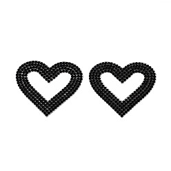 Реактивный Самолет Исправление сердца горный хрусталь, горный хрусталь, пришивание ленты со стразами, аксессуары для костюма, струя, 43x47.5~48x50x1.5 мм