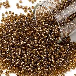 (278) Gilt Lined AB Topaz TOHO Round Seed Beads, Japanese Seed Beads, (278) Gilt Lined AB Topaz, 11/0, 2.2mm, Hole: 0.8mm, about 5555pcs/50g