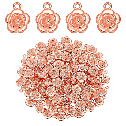 Розовое Золото 100 подвески из сплава шт., , розовое золото , 15.5x12x3.8 мм, отверстие : 1.8 мм