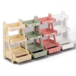 (52) Непрозрачная лаванда Полка из смолы модель десерта, украшение куклы, аксессуары для ролевых игр, разноцветные, 70x65x130 мм